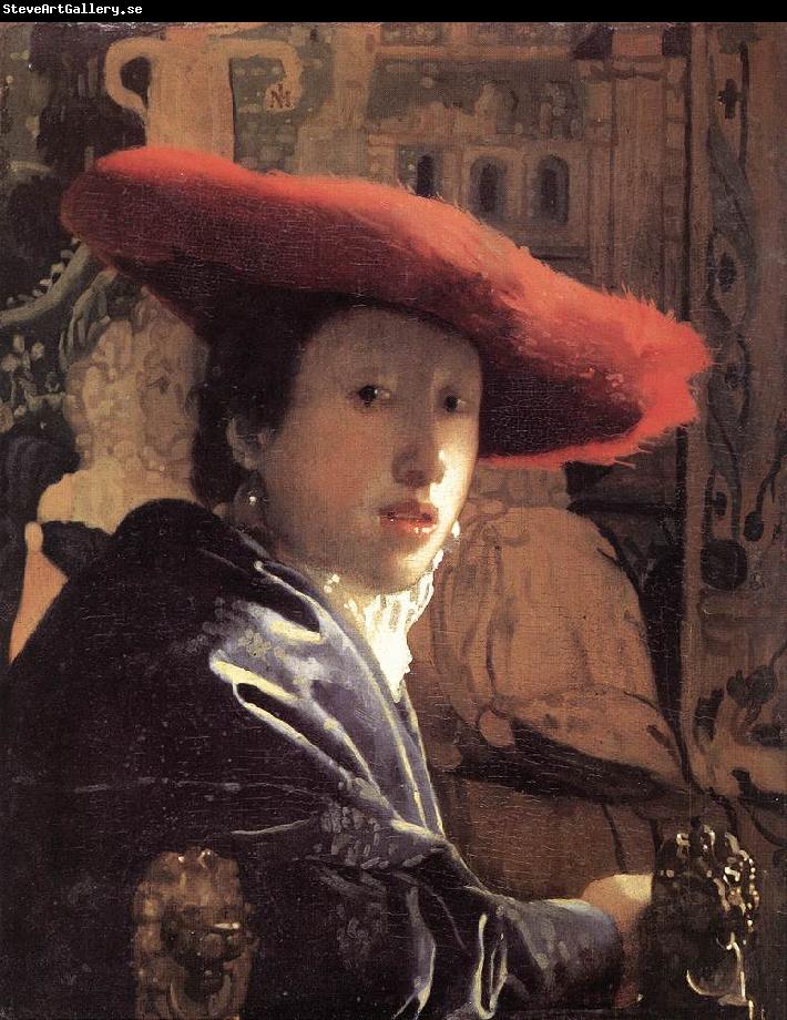 Jan Vermeer Girl with Red Hat